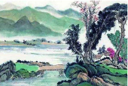 陆游所作的《游山西村》，抒发诗人对于家乡自然风光地赞美