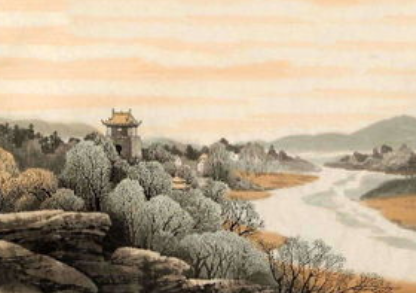 骆宾王所作的 《边城落日》，描写了北方边塞的落日