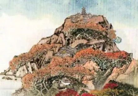 王安石所作的《狼山观海》，描写了狼山气势磅礴的景象