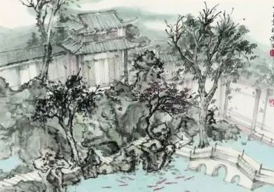 储光羲所作的《张谷田舍》，展现了一幅淳朴闲适又自足自乐的农家生活情景